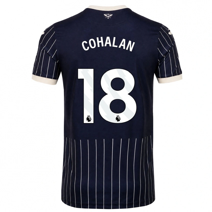 Danxen Pánské Chris Cohalan #18 Černá Bílá Daleko Hráčské Dresy 2026/27 Dres