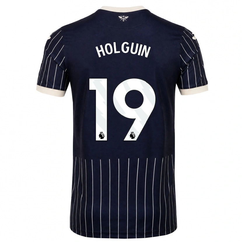 Danxen Pánské Paula Holguin #19 Černá Bílá Daleko Hráčské Dresy 2026/27 Dres