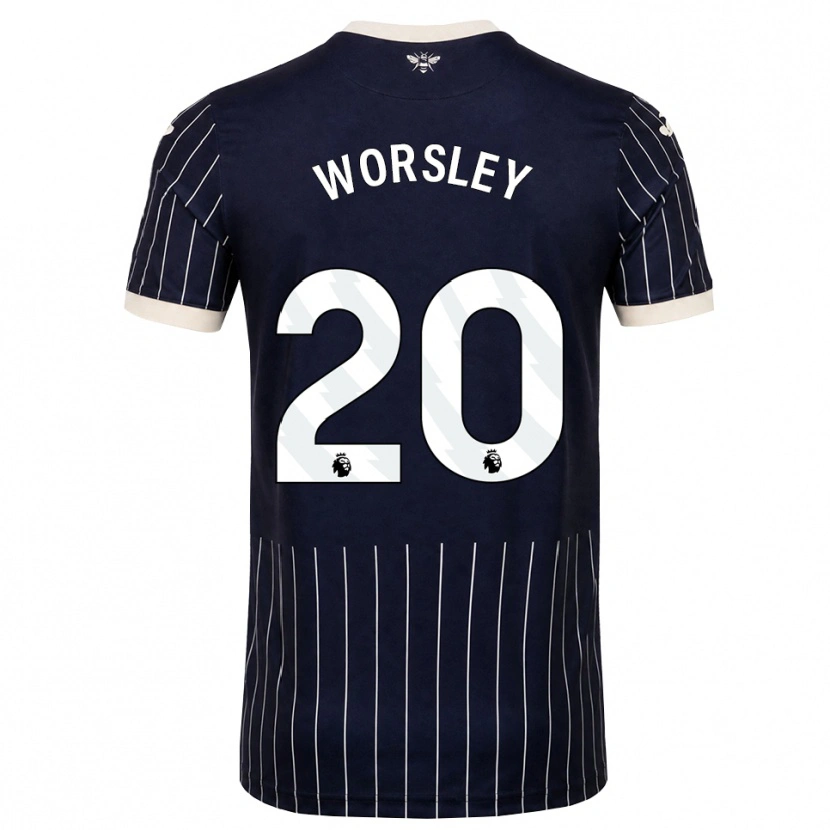 Danxen Pánské Freya Worsley #20 Černá Bílá Daleko Hráčské Dresy 2026/27 Dres
