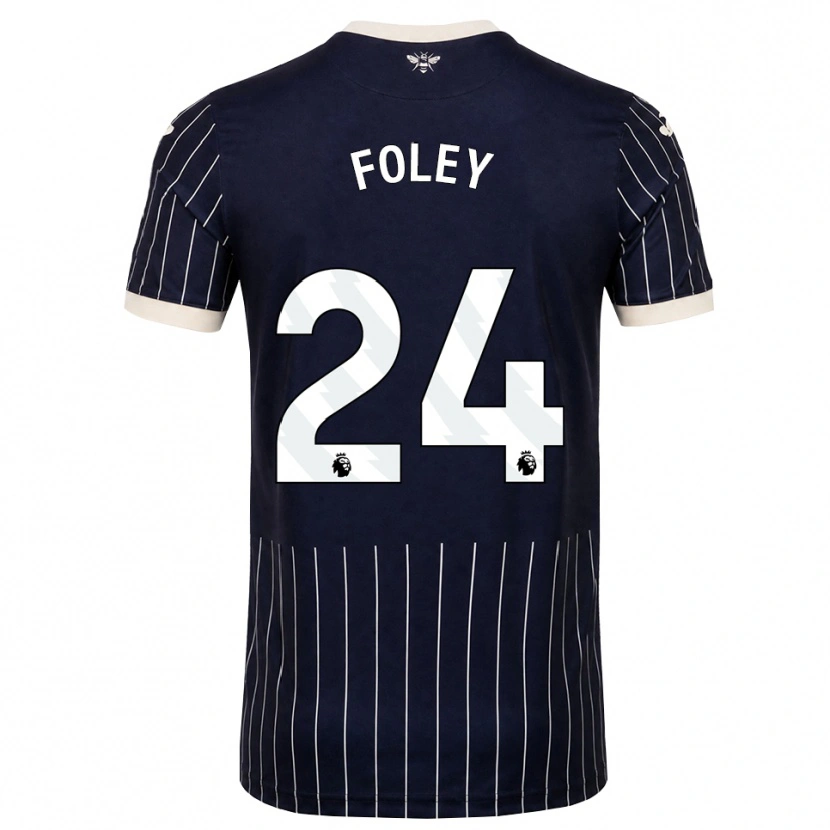 Danxen Pánské Shania Foley #24 Černá Bílá Daleko Hráčské Dresy 2026/27 Dres