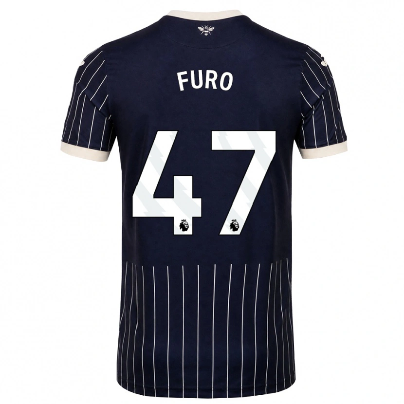Danxen Pánské Kaye Furo #47 Černá Bílá Daleko Hráčské Dresy 2026/27 Dres
