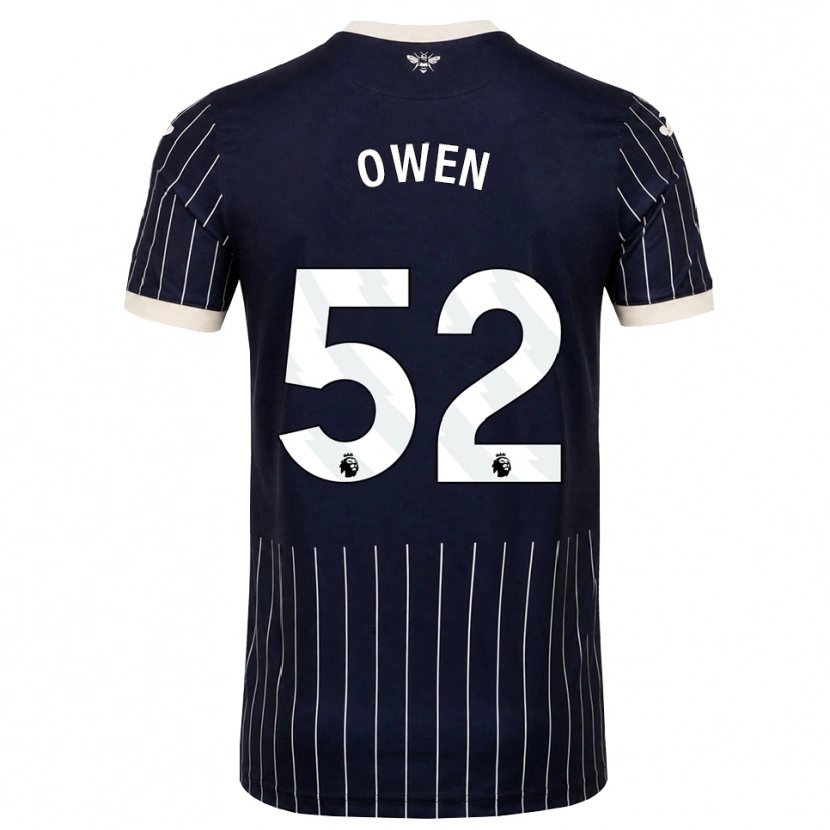 Danxen Pánské Riley Owen #52 Černá Bílá Daleko Hráčské Dresy 2026/27 Dres