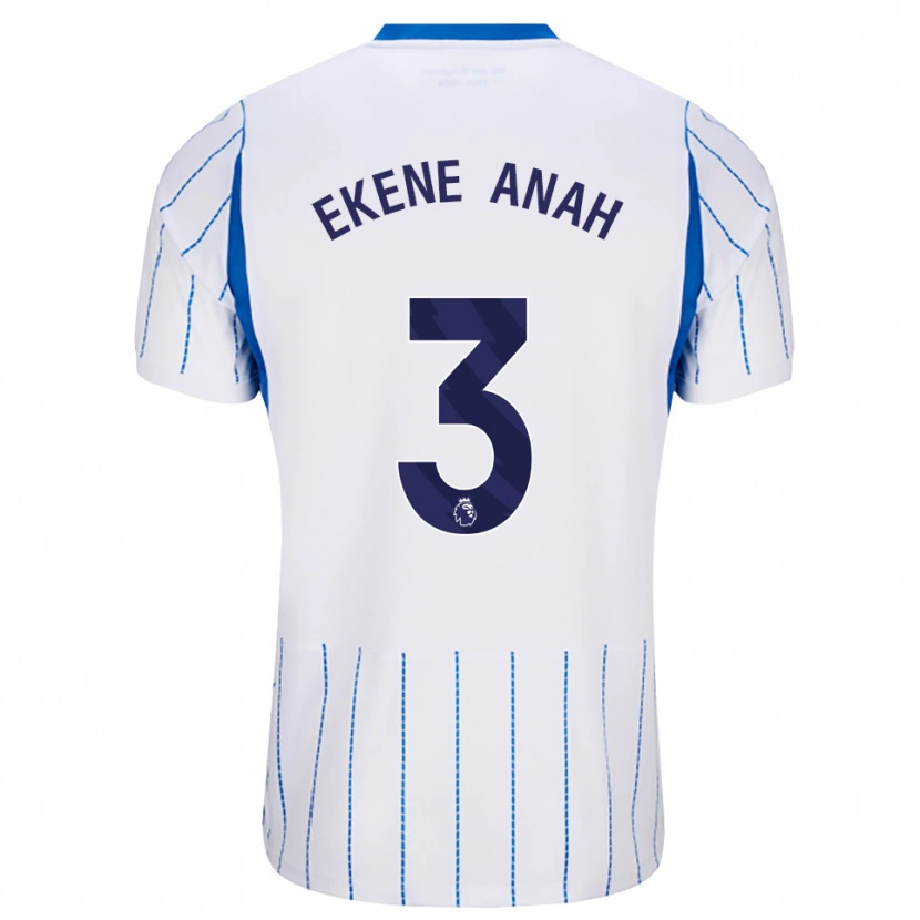Danxen Pánské Cristiano Ekene Anah #3 Modrá Chodníčková Bílá Daleko Hráčské Dresy 2026/27 Dres