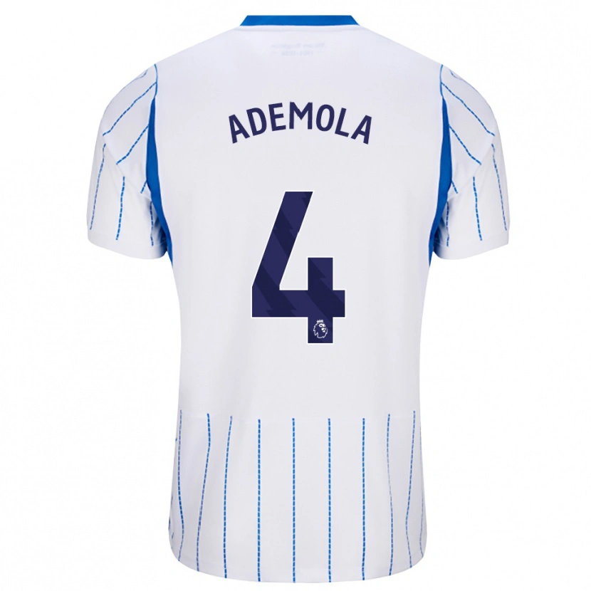 Danxen Pánské Sebastian Ademola #4 Modrá Chodníčková Bílá Daleko Hráčské Dresy 2026/27 Dres