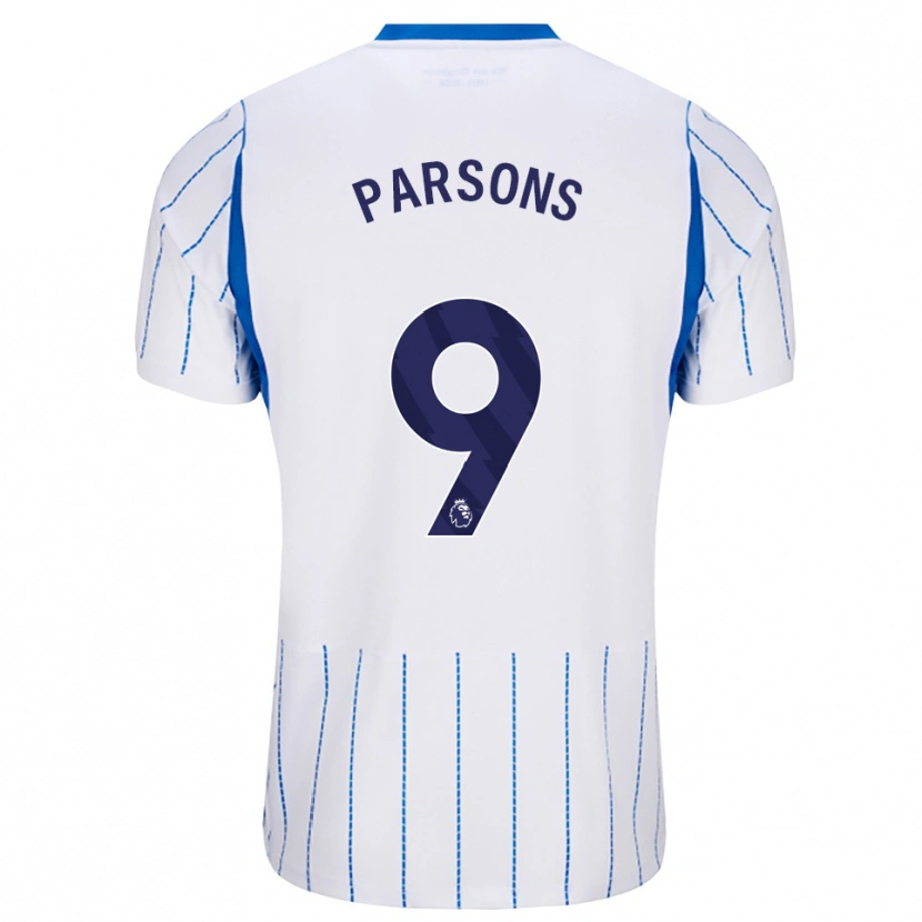 Danxen Pánské Jacob Parsons #9 Modrá Chodníčková Bílá Daleko Hráčské Dresy 2026/27 Dres