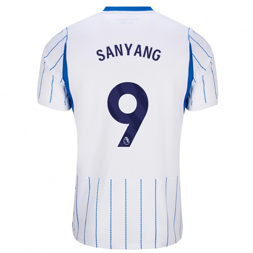 Danxen Pánské Musa Sanyang #9 Modrá Chodníčková Bílá Daleko Hráčské Dresy 2026/27 Dres