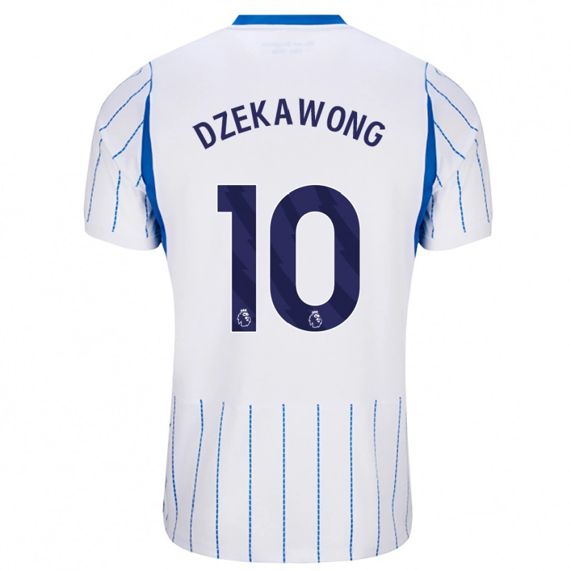 Danxen Pánské Finn Dzekawong #10 Modrá Chodníčková Bílá Daleko Hráčské Dresy 2026/27 Dres