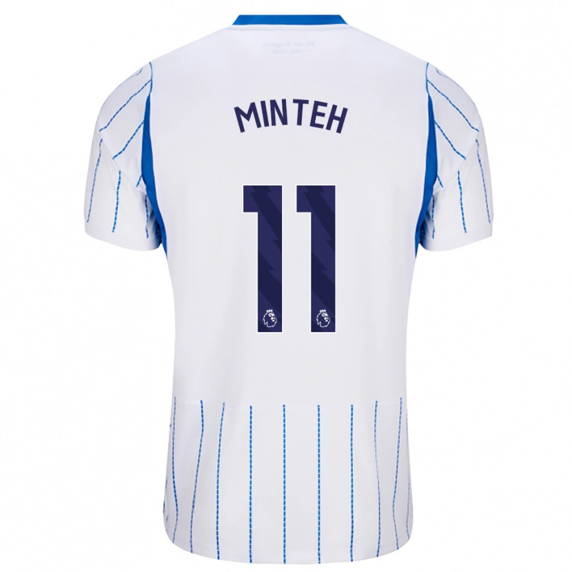 Danxen Pánské Yankuba Minteh #11 Modrá Chodníčková Bílá Daleko Hráčské Dresy 2026/27 Dres