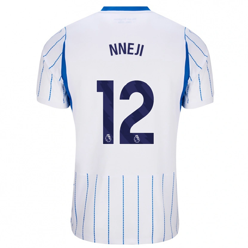 Danxen Pánské Daniel Nneji #12 Modrá Chodníčková Bílá Daleko Hráčské Dresy 2026/27 Dres