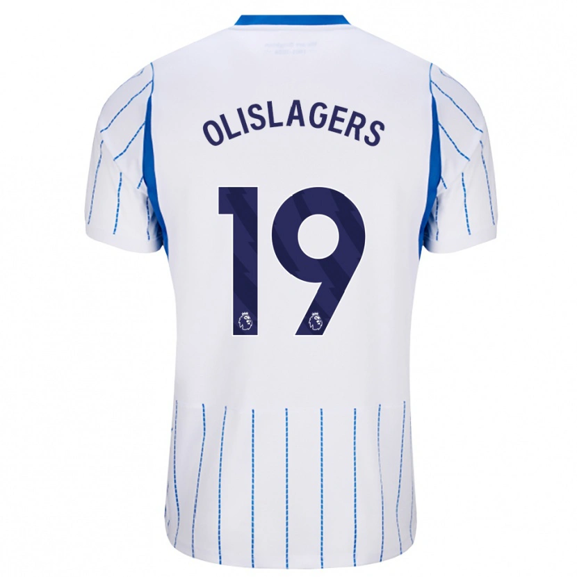 Danxen Pánské Marisa Olislagers #19 Modrá Chodníčková Bílá Daleko Hráčské Dresy 2026/27 Dres