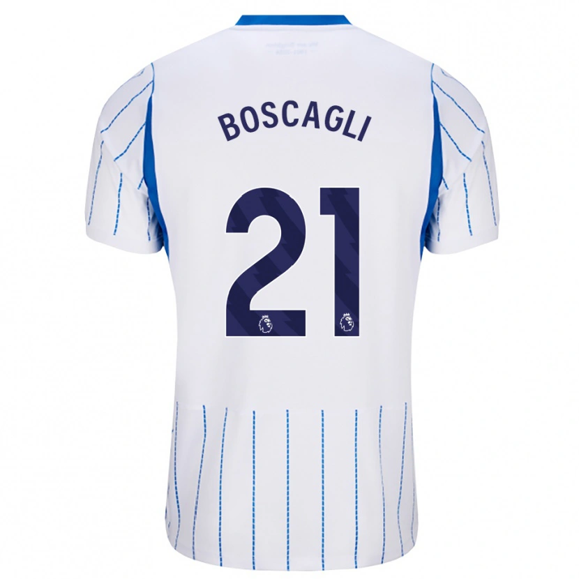 Danxen Pánské Olivier Boscagli #21 Modrá Chodníčková Bílá Daleko Hráčské Dresy 2026/27 Dres