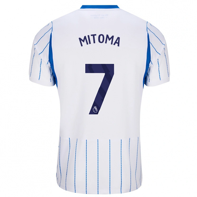 Danxen Pánské Kaoru Mitoma #7 Modrá Chodníčková Bílá Daleko Hráčské Dresy 2026/27 Dres