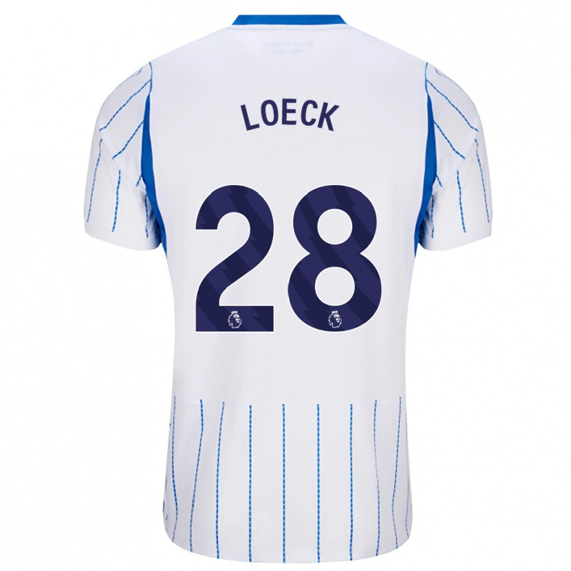 Danxen Pánské Melina Loeck #28 Modrá Chodníčková Bílá Daleko Hráčské Dresy 2026/27 Dres