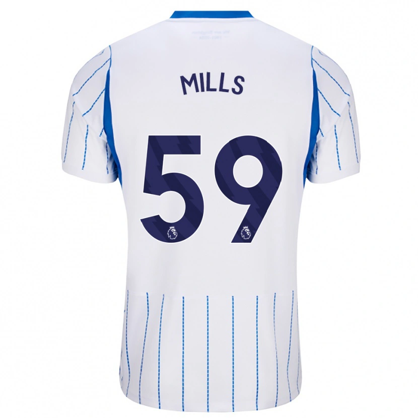 Danxen Pánské Harry Mills #59 Modrá Chodníčková Bílá Daleko Hráčské Dresy 2026/27 Dres
