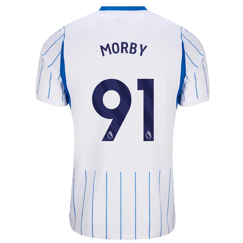 Danxen Pánské Jackson Morby #91 Modrá Chodníčková Bílá Daleko Hráčské Dresy 2026/27 Dres