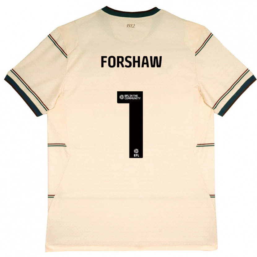 Danxen Pánské Lewis Forshaw #1 Béžová Vínově Červená Daleko Hráčské Dresy 2026/27 Dres