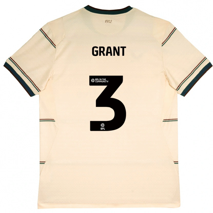 Danxen Pánské Bradley Grant #3 Béžová Vínově Červená Daleko Hráčské Dresy 2026/27 Dres