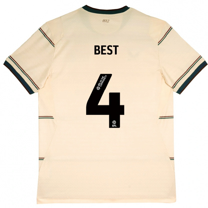 Danxen Pánské Freddie Best #4 Béžová Vínově Červená Daleko Hráčské Dresy 2026/27 Dres