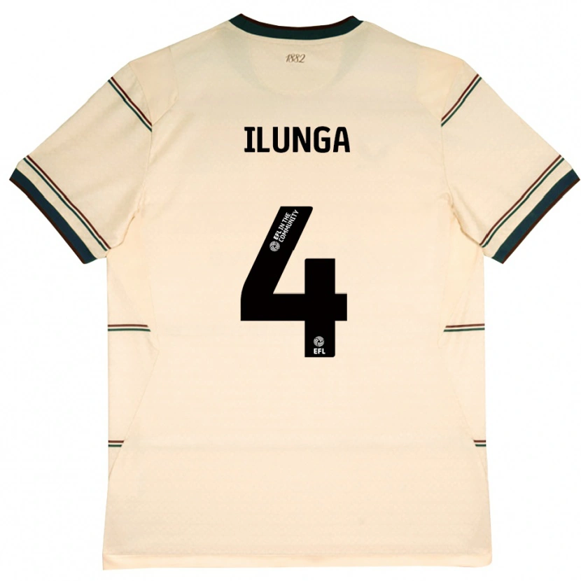 Danxen Pánské Glen Ilunga #4 Béžová Vínově Červená Daleko Hráčské Dresy 2026/27 Dres