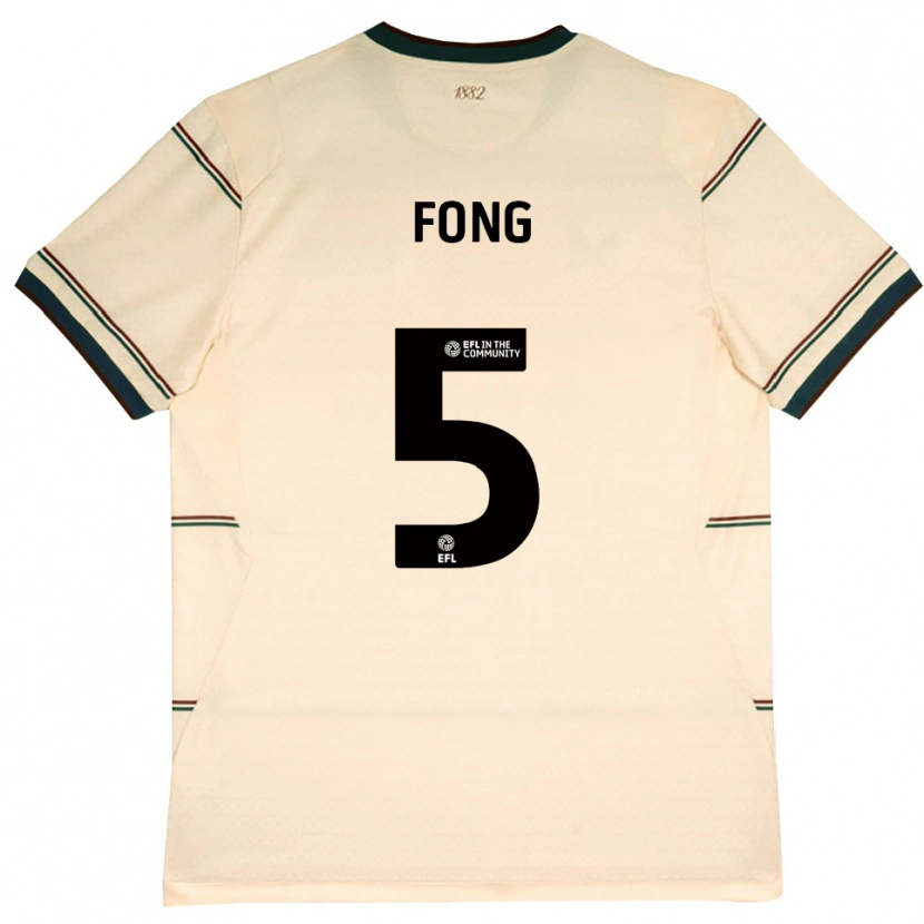 Danxen Pánské Luca Fong #5 Béžová Vínově Červená Daleko Hráčské Dresy 2026/27 Dres