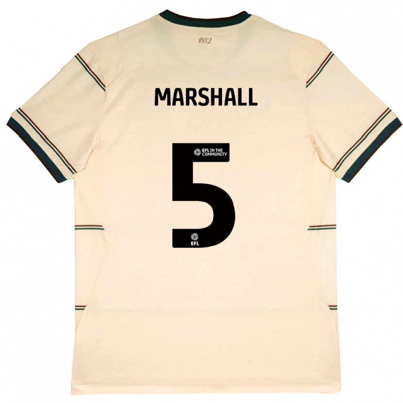 Danxen Pánské Georgia Marshall #5 Béžová Vínově Červená Daleko Hráčské Dresy 2026/27 Dres