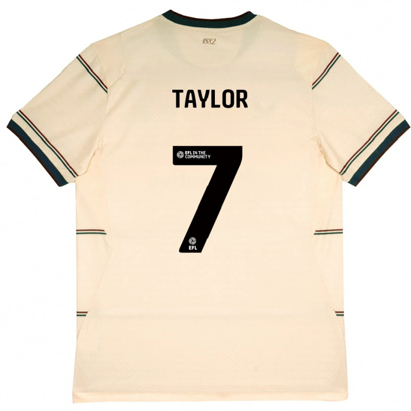 Danxen Pánské Warren Taylor #7 Béžová Vínově Červená Daleko Hráčské Dresy 2026/27 Dres