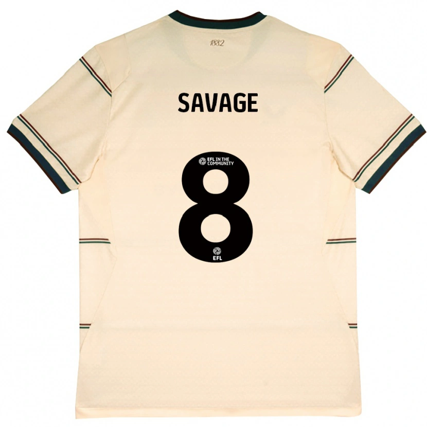 Danxen Pánské Troy Savage #8 Béžová Vínově Červená Daleko Hráčské Dresy 2026/27 Dres