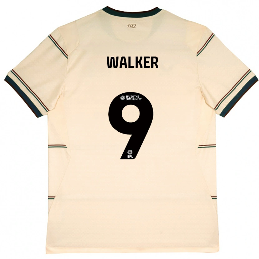 Danxen Pánské Claudia Walker #9 Béžová Vínově Červená Daleko Hráčské Dresy 2026/27 Dres