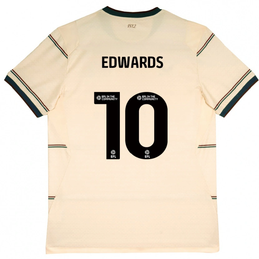 Danxen Pánské Marcus Edwards #10 Béžová Vínově Červená Daleko Hráčské Dresy 2026/27 Dres