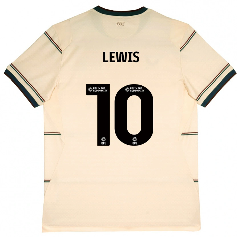 Danxen Pánské James Lewis #10 Béžová Vínově Červená Daleko Hráčské Dresy 2026/27 Dres