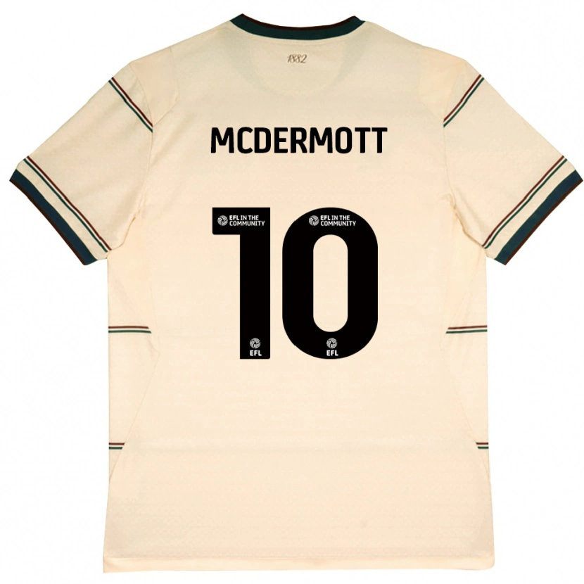 Danxen Pánské Tommy Mcdermott #10 Béžová Vínově Červená Daleko Hráčské Dresy 2026/27 Dres