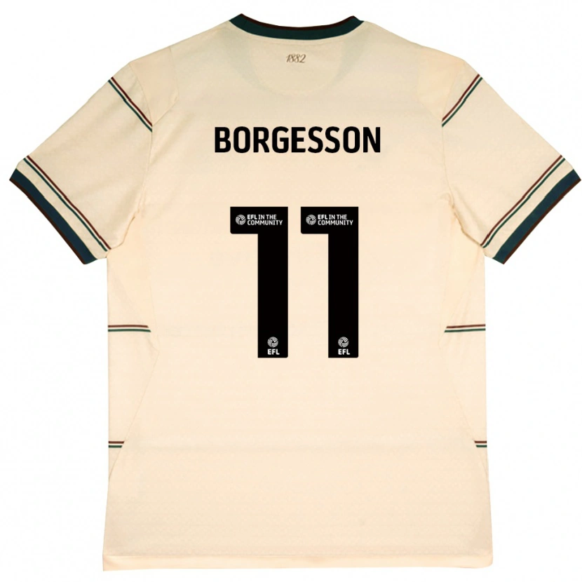 Danxen Pánské Blayz Borgesson #11 Béžová Vínově Červená Daleko Hráčské Dresy 2026/27 Dres