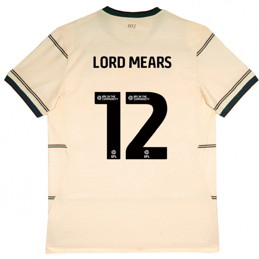 Danxen Pánské Rhema Lord-Mears #12 Béžová Vínově Červená Daleko Hráčské Dresy 2026/27 Dres