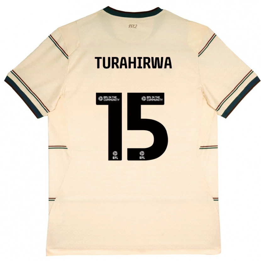 Danxen Pánské Elijah Turahirwa #15 Béžová Vínově Červená Daleko Hráčské Dresy 2026/27 Dres