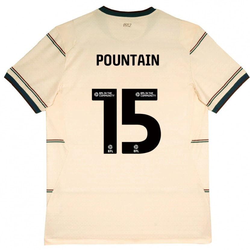 Danxen Pánské Nathan Pountain #15 Béžová Vínově Červená Daleko Hráčské Dresy 2026/27 Dres