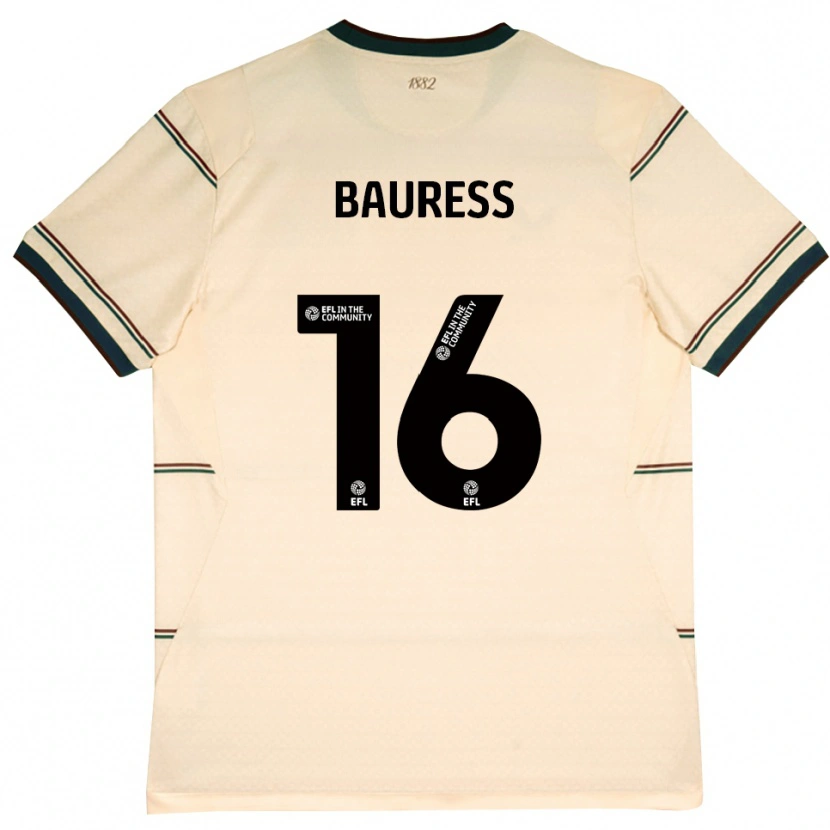 Danxen Pánské Joe Bauress #16 Béžová Vínově Červená Daleko Hráčské Dresy 2026/27 Dres