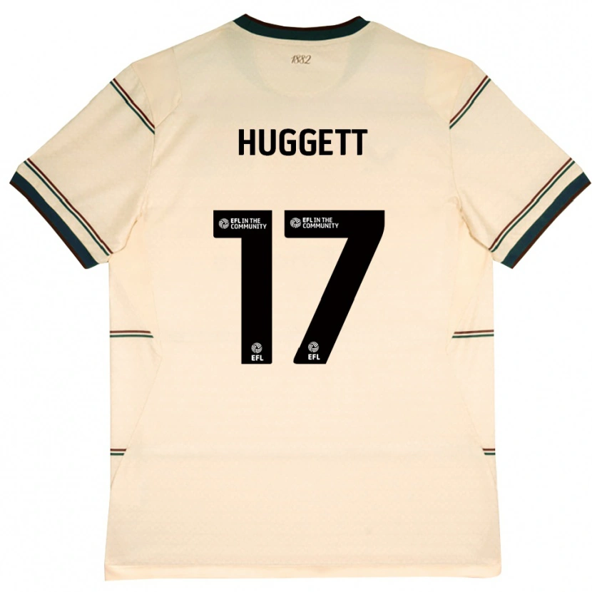 Danxen Pánské Aiden Huggett #17 Béžová Vínově Červená Daleko Hráčské Dresy 2026/27 Dres