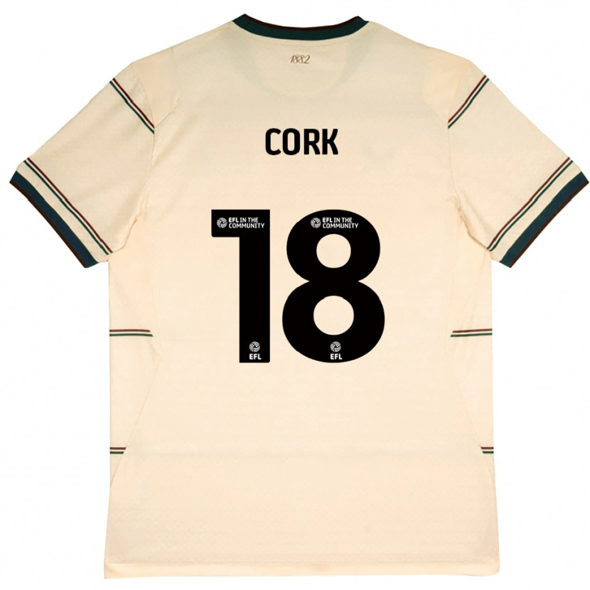 Danxen Pánské Jack Cork #18 Béžová Vínově Červená Daleko Hráčské Dresy 2026/27 Dres