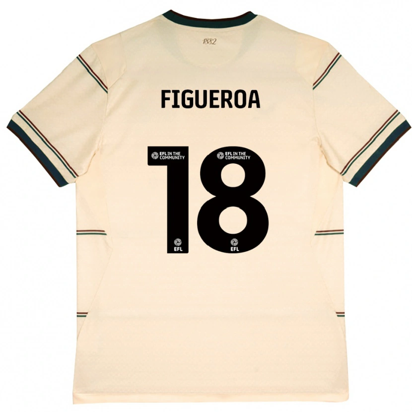 Danxen Pánské Keyvan Figueroa #18 Béžová Vínově Červená Daleko Hráčské Dresy 2026/27 Dres
