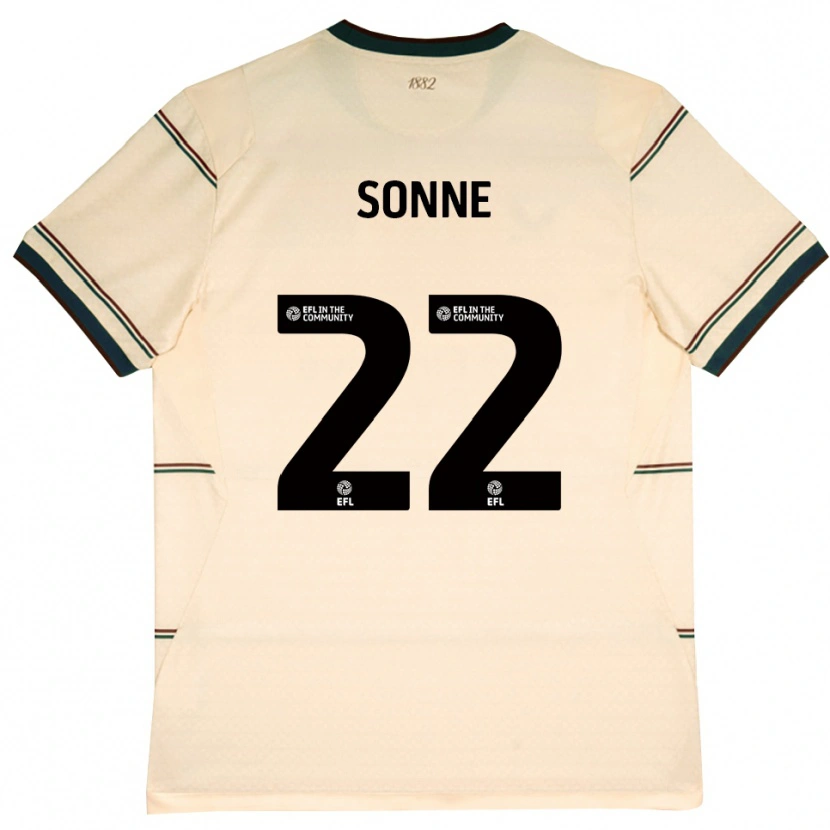 Danxen Pánské Oliver Sonne #22 Béžová Vínově Červená Daleko Hráčské Dresy 2026/27 Dres