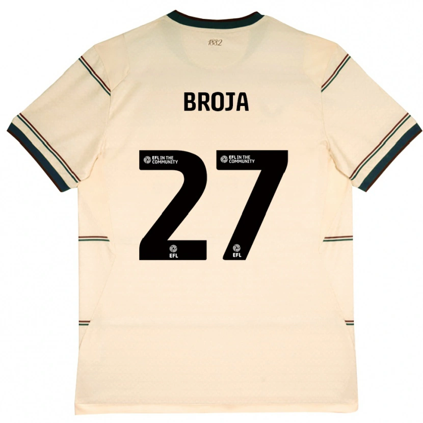 Danxen Pánské Armando Broja #27 Béžová Vínově Červená Daleko Hráčské Dresy 2026/27 Dres