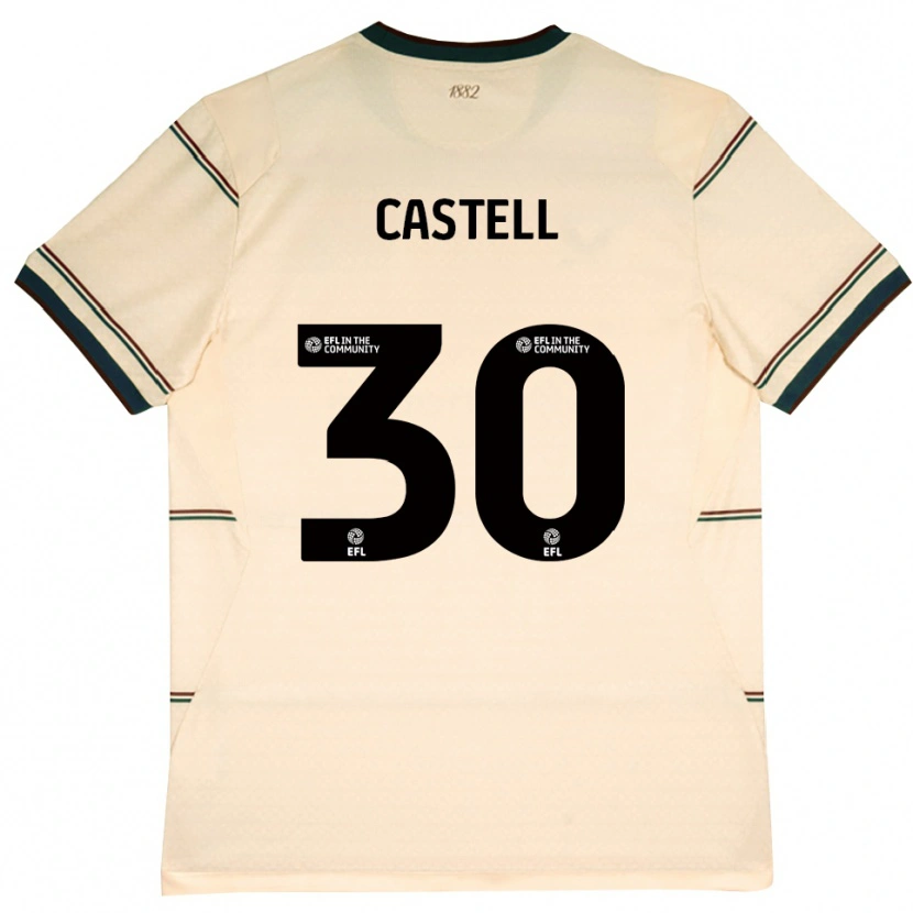 Danxen Pánské Lluc Castell #30 Béžová Vínově Červená Daleko Hráčské Dresy 2026/27 Dres