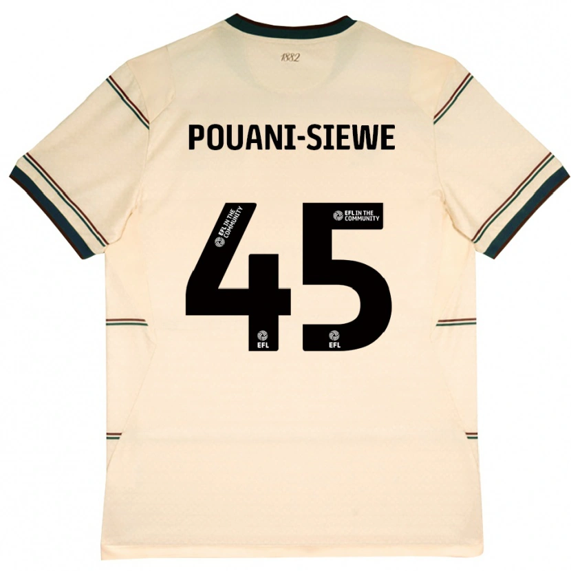Danxen Pánské Brandon Pouani #45 Béžová Vínově Červená Daleko Hráčské Dresy 2026/27 Dres