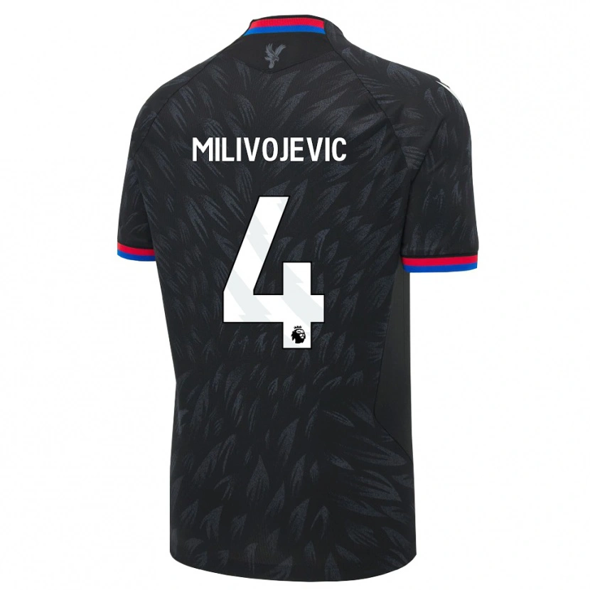 Danxen Pánské Luka Milivojevic #4 Černá Modrá Červená Daleko Hráčské Dresy 2026/27 Dres