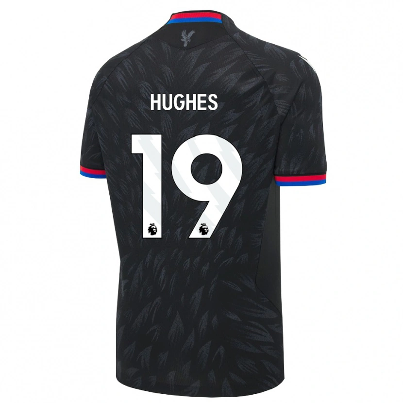 Danxen Pánské Will Hughes #19 Černá Modrá Červená Daleko Hráčské Dresy 2026/27 Dres