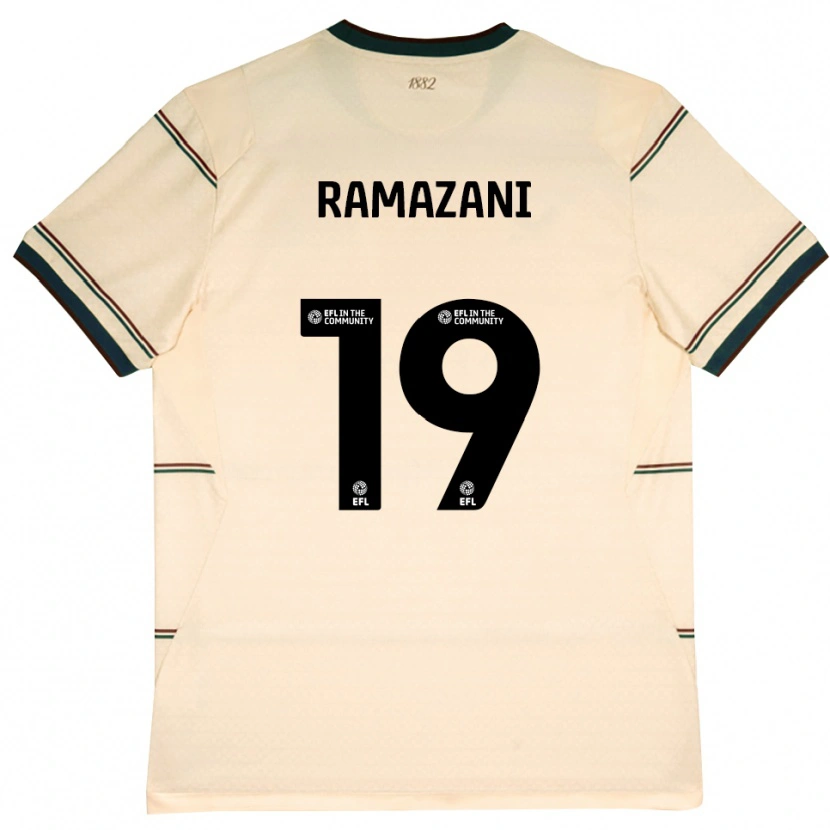 Danxen Pánské Largie Ramazani #19 Béžová Vínově Červená Daleko Hráčské Dresy 2026/27 Dres