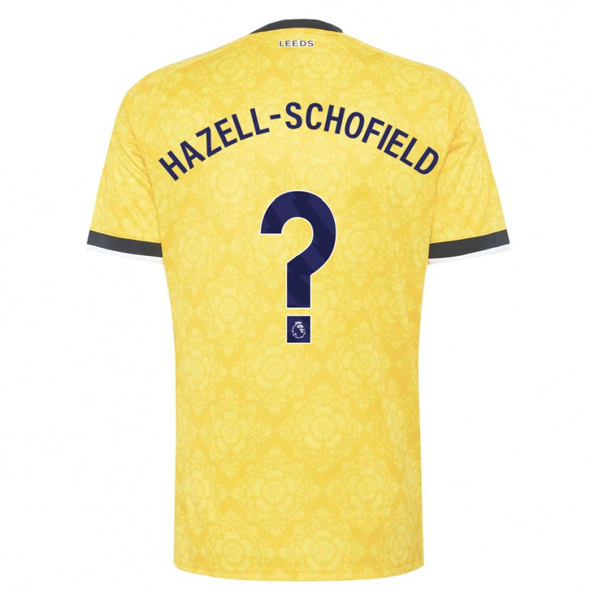 Danxen Pánské Marley Hazell-Schofield #0 Žlutá Bílá Černá Daleko Hráčské Dresy 2026/27 Dres
