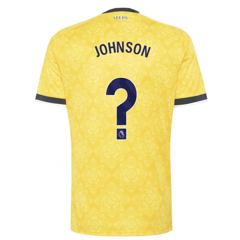 Danxen Pánské Oluwatobi Johnson #0 Žlutá Bílá Černá Daleko Hráčské Dresy 2026/27 Dres