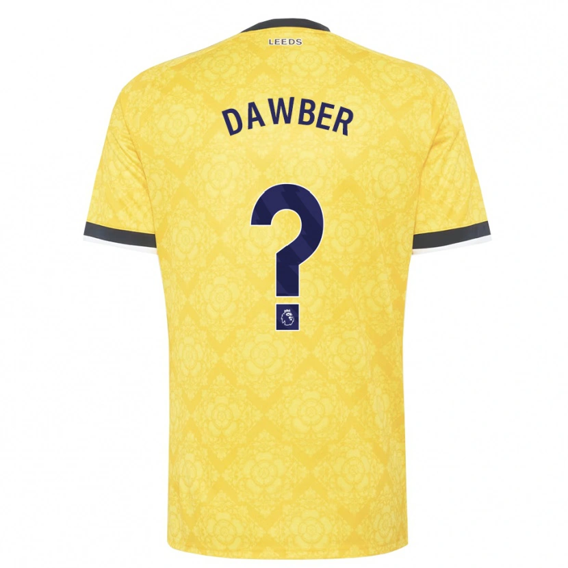 Danxen Pánské Oscar Dawber #0 Žlutá Bílá Černá Daleko Hráčské Dresy 2026/27 Dres