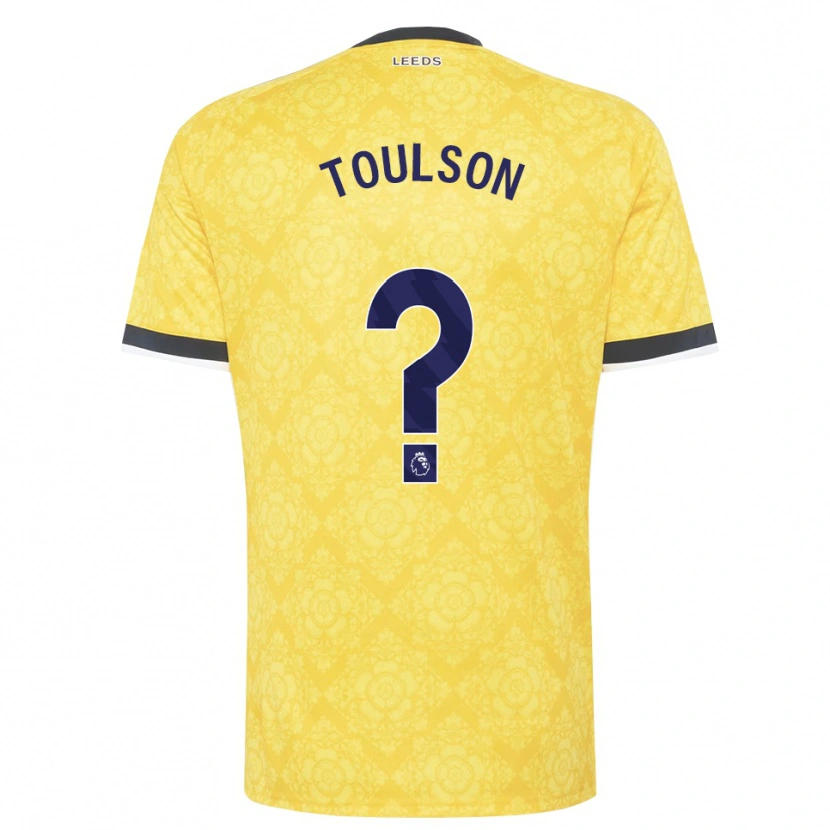 Danxen Pánské Daniel Toulson #0 Žlutá Bílá Černá Daleko Hráčské Dresy 2026/27 Dres